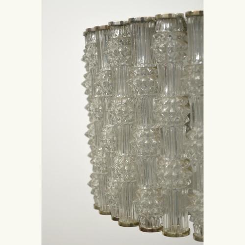 Glass Tube Pendant Light from Kaiser For Sale - Image 3 of 5