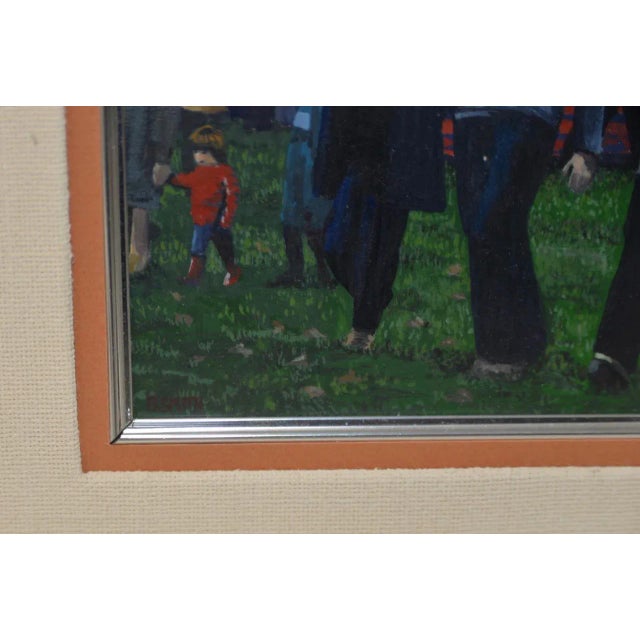 Impressionist Carter's Steam Engine Merry Go-Round Painting by B. Smith For Sale - Image 3 of 5