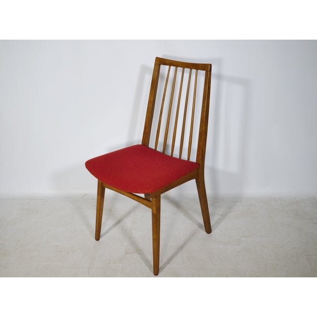 Mid-Century Modern Dining Chairs in Walnut, 1960s, Set of 14 For Sale - Image 14 of 16