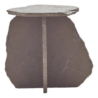 Vestiges Side Table Minimalist Marble Coffee Table by Aparentment For Sale