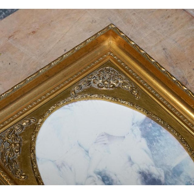 Wood Two Sisters Posing Print, Framed For Sale - Image 7 of 10