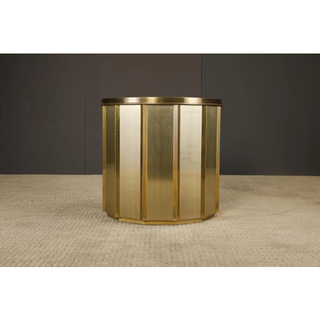 1970s Mastercraft Sculptural Brass Dining / Game / Center Table Base For Sale In Los Angeles - Image 6 of 16