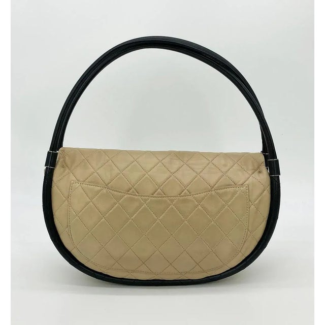 Contemporary Rare Chanel Nude Lambskin Hula Hoop Bag For Sale - Image 3 of 10
