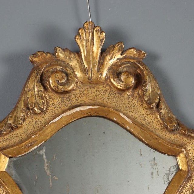 Small Gold Leaf Mirror For Sale - Image 3 of 9