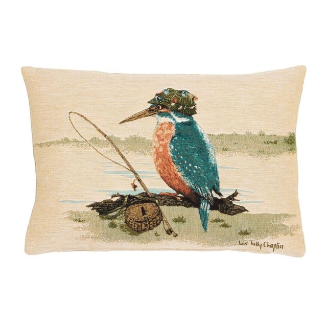 Wearing his lucky tweed hat, Kenneth has found a favourite perch for the day's fishing. His rod stands at the ready for...