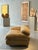 A 2 seater 'Sesann' sofa by Gianfranco Fratinni, circa 1970. Excellent condition throughout and now re-covered in super...