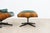 Set of Vintage Lounge Chair with Ottoman in Avocado Green by Charles and Ray Eames for Herman Miller, 1970s For Sale - Image 12 of 18