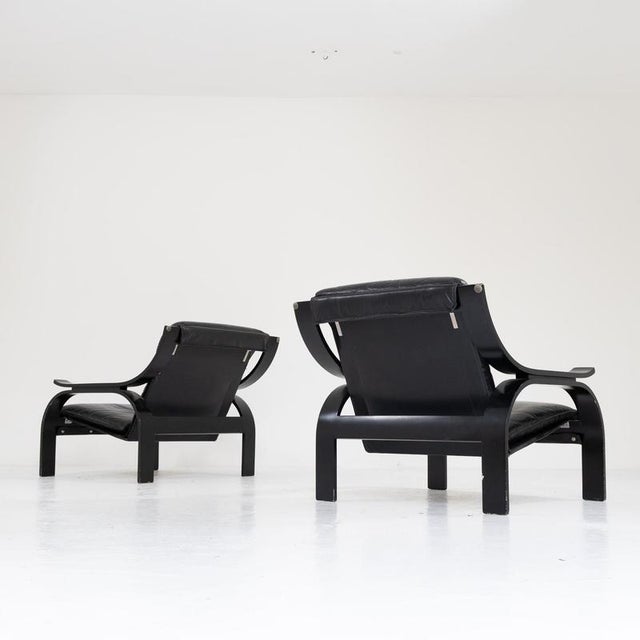 Woodline Armchairs by Marco Zanuso for Arflex, 1960s, Set of 2 For Sale - Image 10 of 10