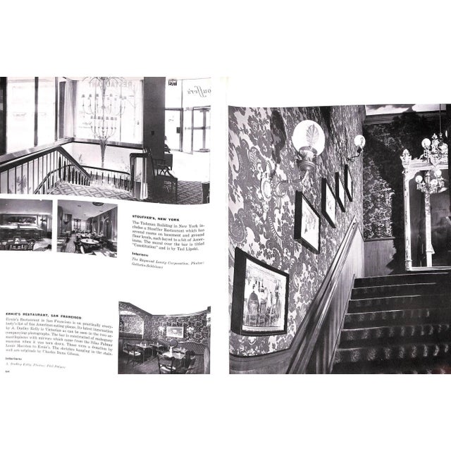 "Interiors Book of Restaurants" 1960 Atkin, William Wilson & Adler, Joan For Sale - Image 13 of 15