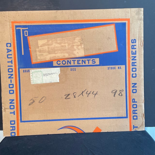 1940s Artist C. Zchrung Mid Century Modern, Dated 4/1945, Pastel, Framed, Signed, Jewish Immigrant For Sale - Image 5 of 6