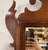 Coffee Vintage Chippendale Style Mahogany Wall Mirror For Sale - Image 8 of 10