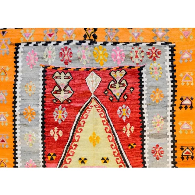 Tribal Early 20th Century Turkish Kilim Rug For Sale - Image 3 of 6