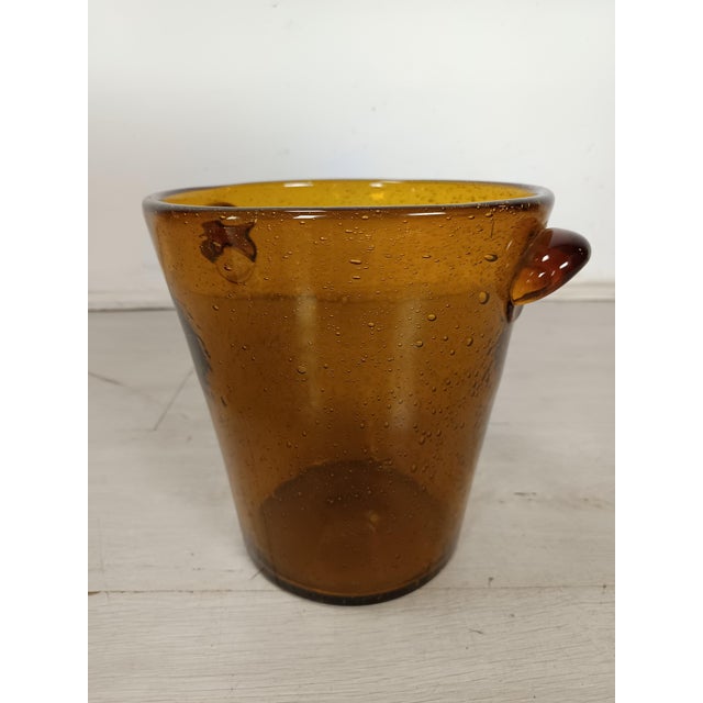 Champagne Seal Amber Glass, 1950s, in Very Good conditions. Designed 1950 to 1959 I have official proof of authenticity...