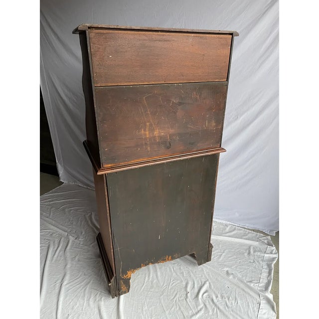Antique 19th Century Oak Dental Collector's Cabinet For Sale - Image 11 of 11