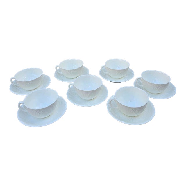 1980s Coalport Cups and Saucers - 14 pcs For Sale