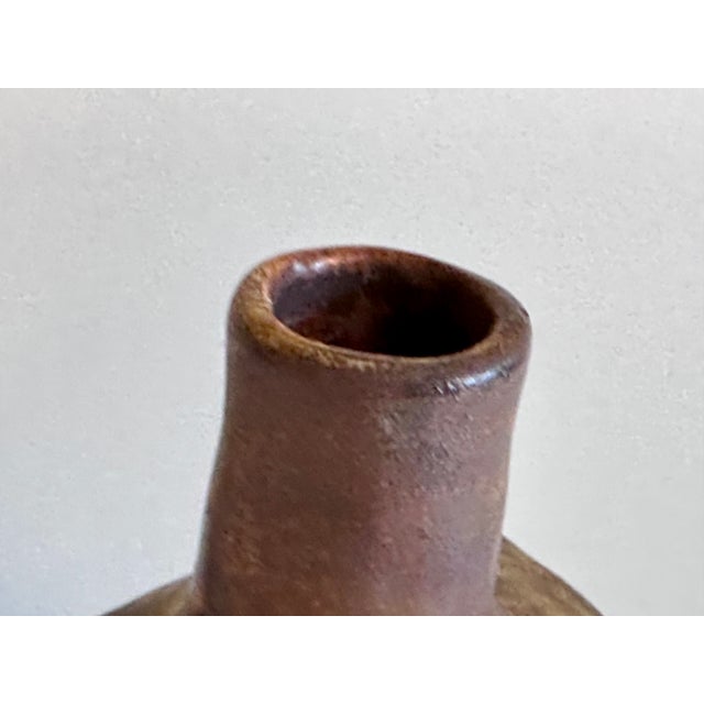 1960s Free-Form Ceramic Art Vase in Earth Tones from Mobach-Keramik, Netherlands, 1960s For Sale - Image 5 of 18
