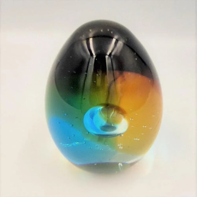 1960s Paperweight in Multicolor Glass, 1960s For Sale - Image 5 of 6