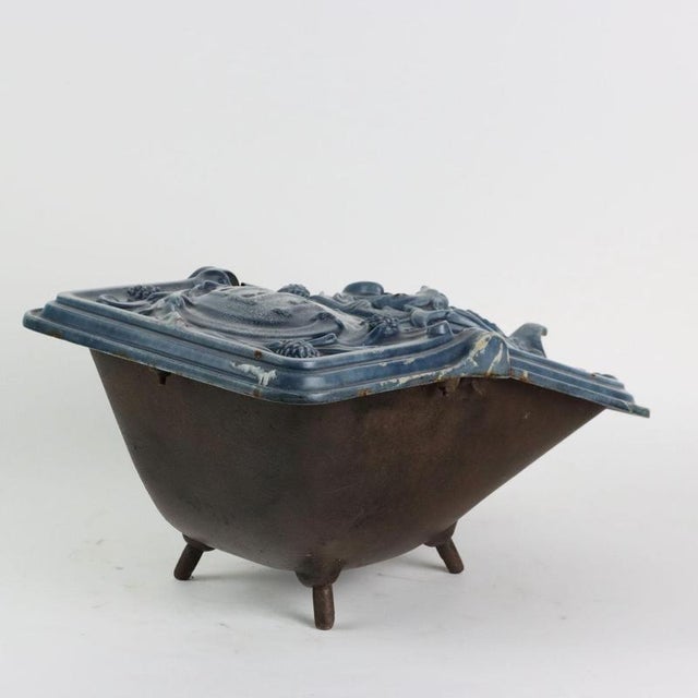 Charcoal Box in Cast Iron For Sale - Image 9 of 12