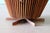 Pacific Green Tavarua Swivel Lounge Chair Palm Wood and Leather C. 2000s For Sale - Image 10 of 13