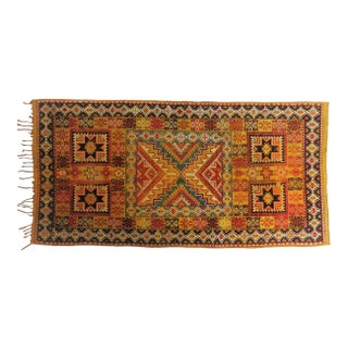 Moroccan Rug3'3"x 6'8" For Sale