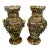 Vintage Coastal Folk Art Shell Vases, a Pair For Sale
