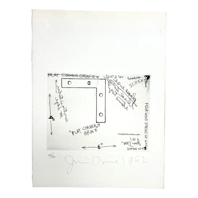 Jim Dine, Composition, 1962, Lithograph For Sale