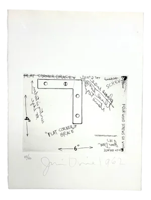Jim Dine, Composition, 1962, Lithograph