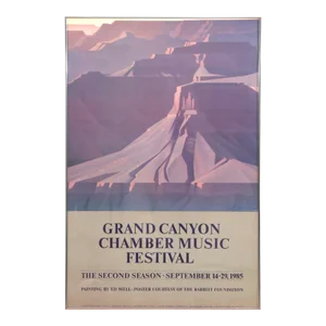 1985 Grand Canyon Chamber Music Festival Framed Poster
