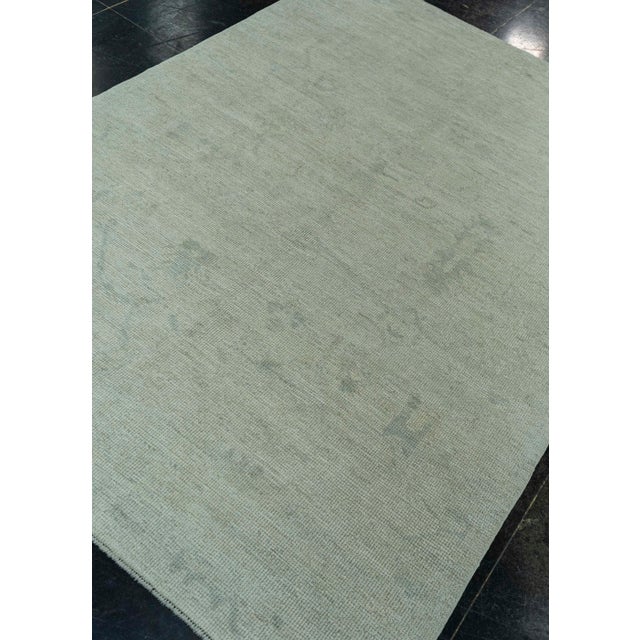 Tan Turkish Oushak Rug 4'10"x 6'10" #20029 For Sale - Image 8 of 8