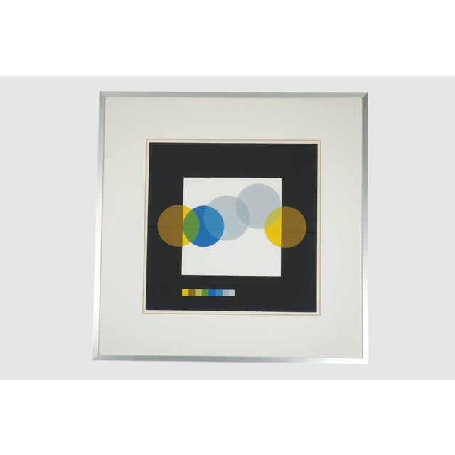 Joel Stein, Optical Artwork, 1990s, Oil on Paper For Sale - Image 12 of 12