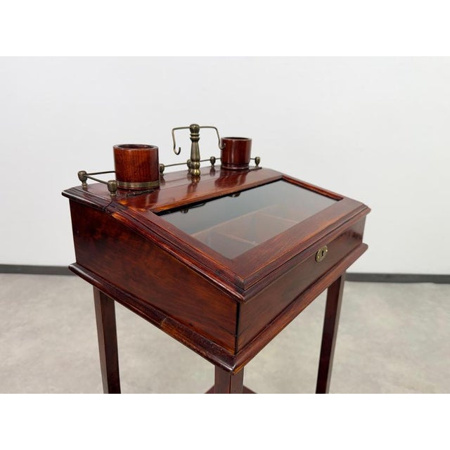 Brown Antique Vienna Secession Side Table, 1890s For Sale - Image 8 of 11