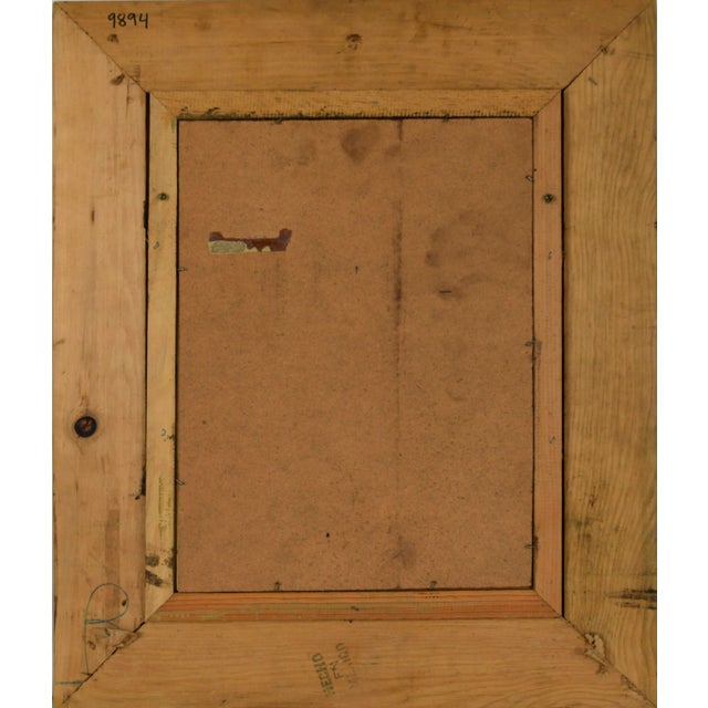 Paint Green Victorian House With Autumn Leaves by Linda Webb For Sale - Image 7 of 7