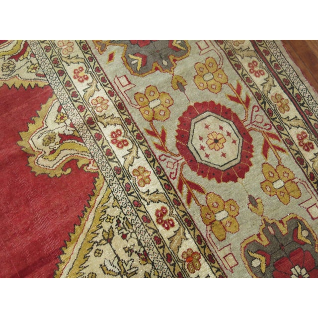 Contemporary Antique Turkish Sivas Square Rug For Sale - Image 3 of 18