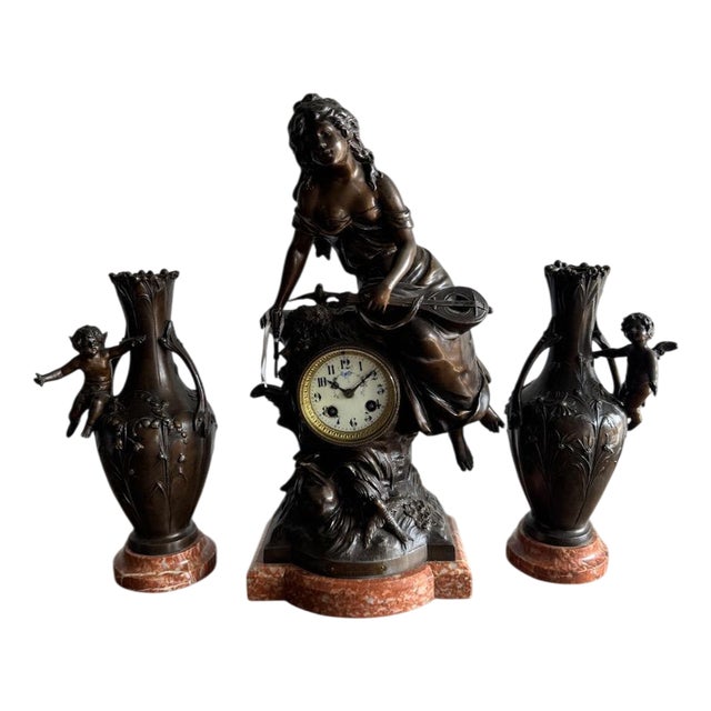 Mignon Mlle d'Or Statue by Moreau For Sale