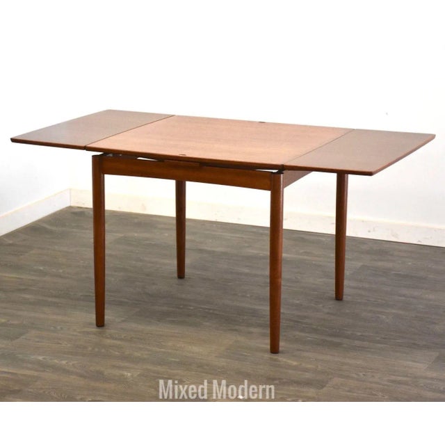 Danish Modern Teak Dining Table For Sale - Image 11 of 11