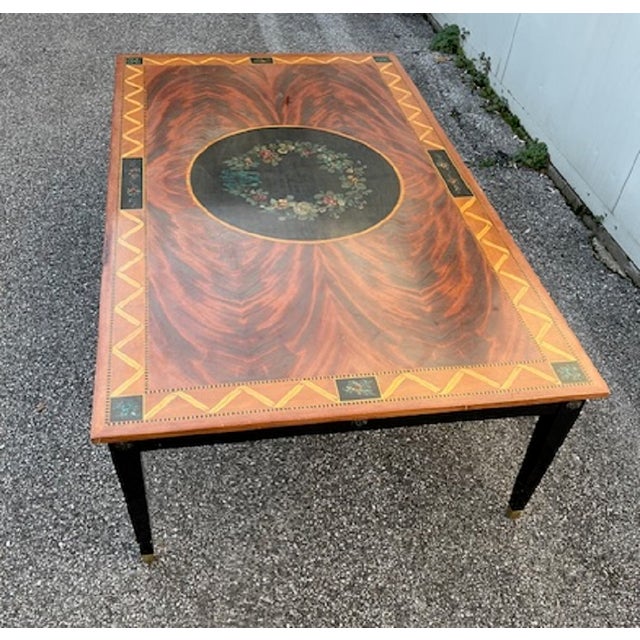 Mid-Century Modern Large Coffee Table in Inlaid Wood For Sale - Image 3 of 18