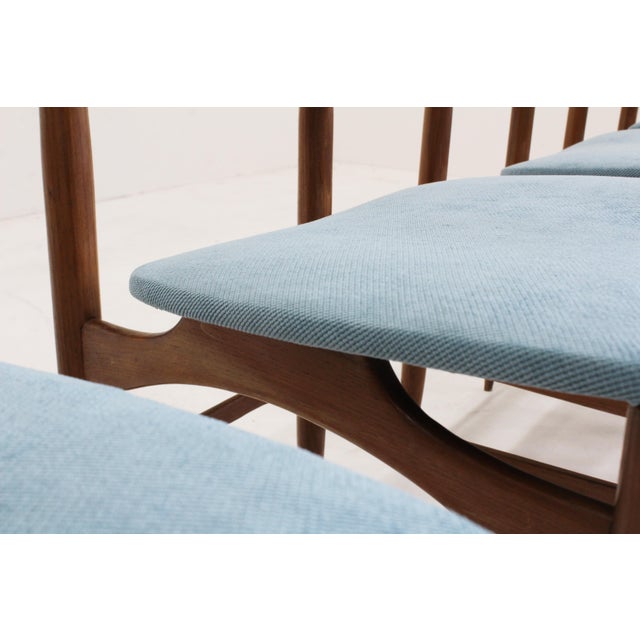 Vintage Italian Dining Room Chairs, 1960s, Set of 4 For Sale - Image 3 of 11