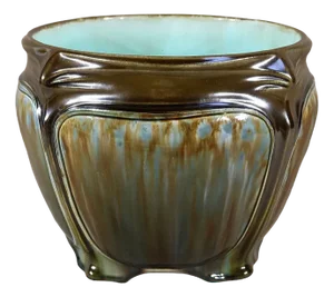 Art Nouveau Earthenware Cache-Pot or Bowl in the style of H. Guimard, 1900s