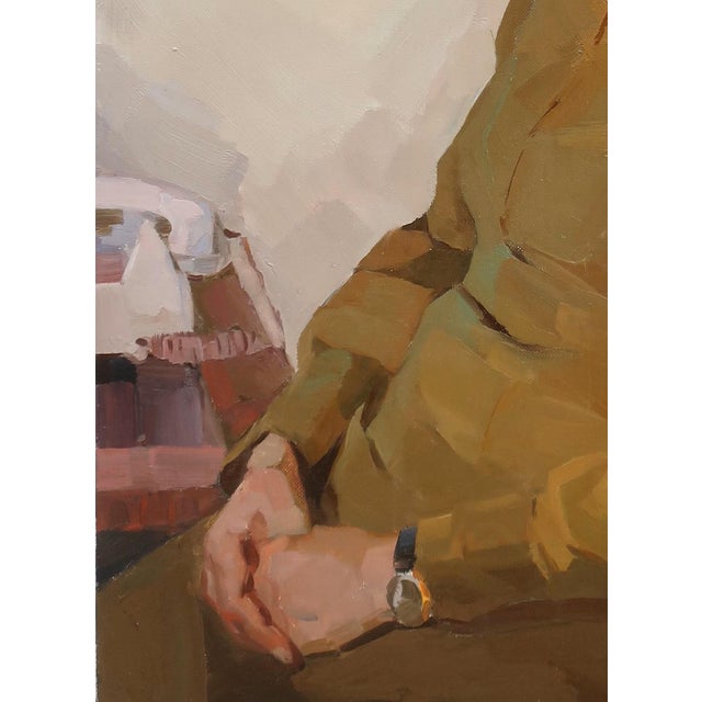 Original Oil Portrait Painting – Young Woman (1972) For Sale - Image 4 of 6