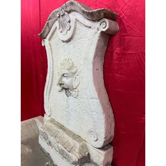 White Unknown, Ancient Marble Fountain, 1750, Marble For Sale - Image 8 of 13