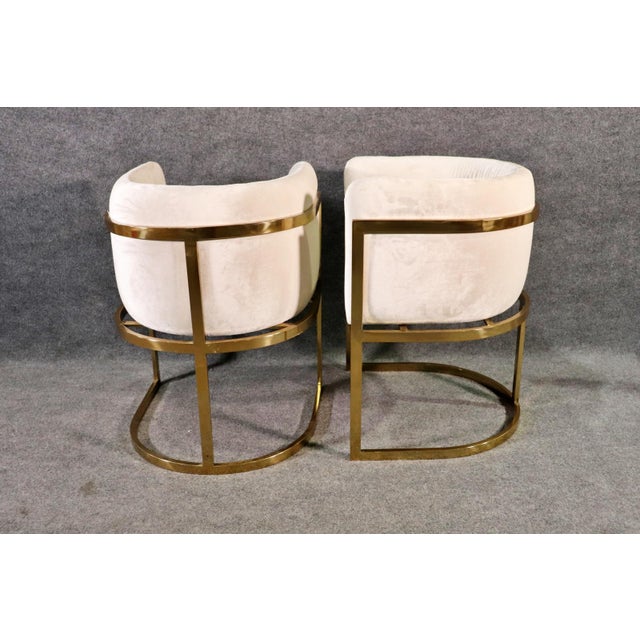 Mid Century Barrel Side Chairs- Pair For Sale In Philadelphia - Image 6 of 11