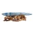 1960s Mid-Century Modern Driftwood Coffee Table With Freeform Glass Top For Sale
