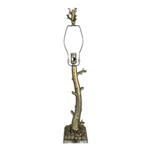 Currey & Co. Organic Modern Warm Silver Finished Tree Branch Table Lamp