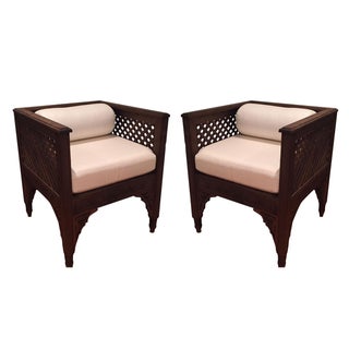 Moroccan Chairs - A Pair For Sale