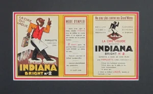 Vintage Matted French Label for Indiana Polish