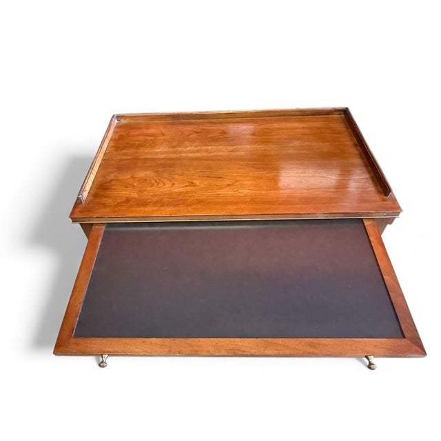 Attributed to Hickory White Tiered Table or Nightstand For Sale In Tampa - Image 6 of 7