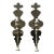 Vintage Mirrored Glass Sconces - Pair For Sale