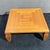 This Giorgetti coffee table features a square wooden top and elegant, sturdy legs. Its clean lines and warm wood finish...