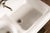 White Vintage Porcelain Sink Salesman Sample For Sale - Image 8 of 9