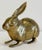 Beautiful vintage brass bunny rabbit figure in wonderful condition. Great detail. Natural patina to brass.